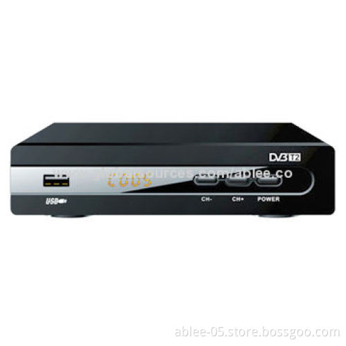 HD DVB-T2 Receiver, 1,080 Pixels Full HD, MPEG4, Digital Coaxial Audio